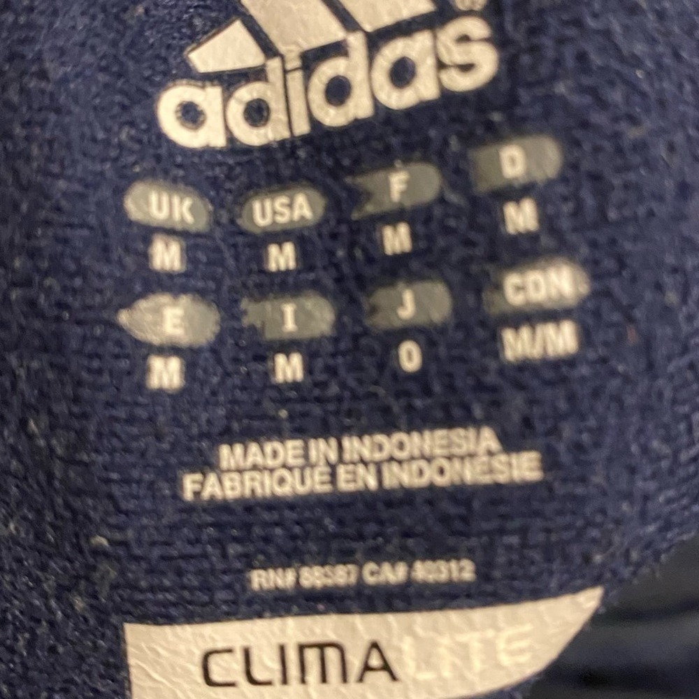 Adidas Climalite Navy Blue Athletic Track Pants Medium - Picture 6 of 7